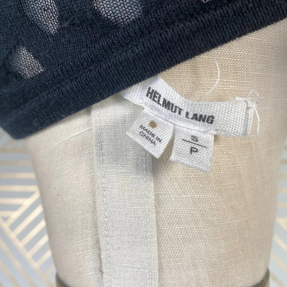 Helmut Lang Diamond Open Knit Black‎ Sweater Top - Picture 8 of 8